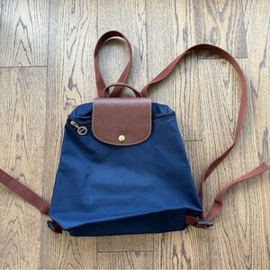 Longchamp Le Pliage Backpack - Navy